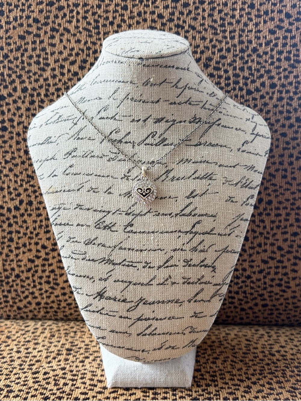 Brighton Silver Heart Pendant Necklace